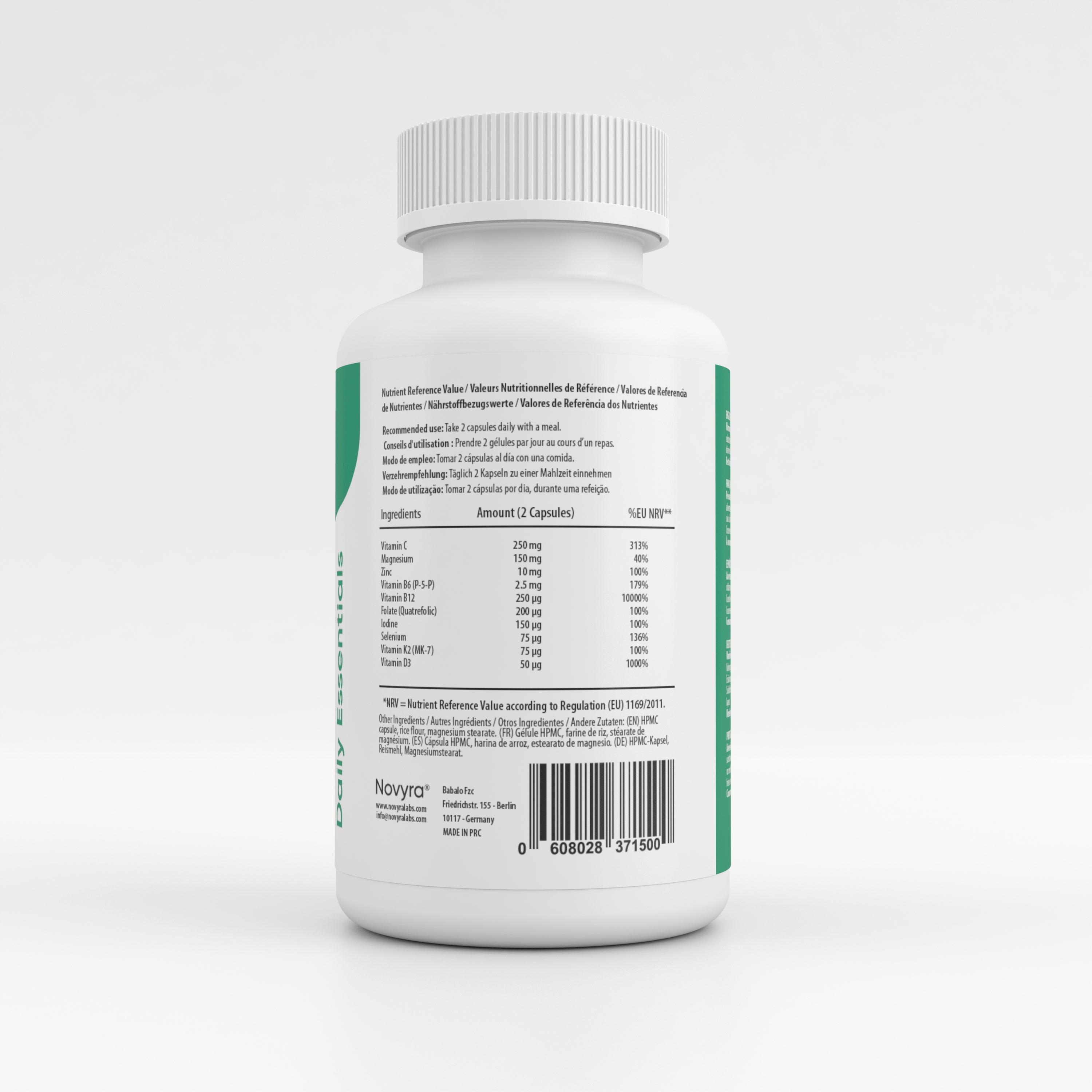 NOVYRA Daily Essentials™ - A Base que a Tua Dieta Precisava